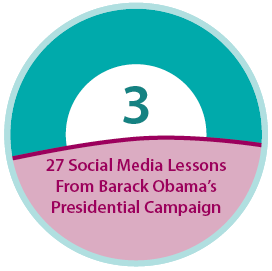 Part 3 of 27 Social Media Lessons from Barack Obama's Presidential Campaign