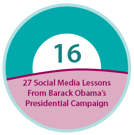 27 Social Media Lessons From Barack Obama's Presidential Campaign